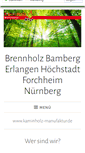 Mobile Screenshot of kaminholz-manufaktur.de