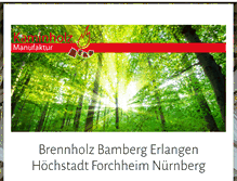 Tablet Screenshot of kaminholz-manufaktur.de